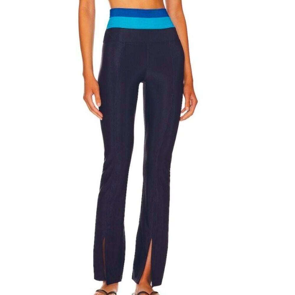 Beach Riot Almalfi Pant Blue Colorblock M Medium